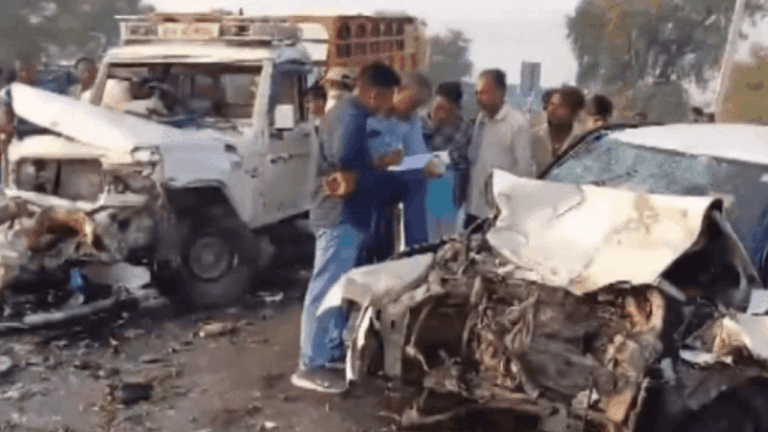 3 of family killed in car-pickup truck collision in Rajasthan