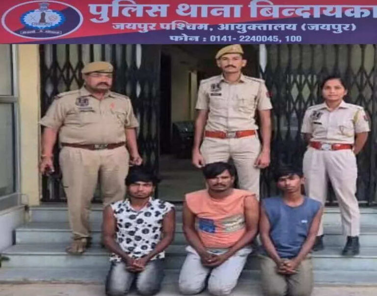 Three from Guj held for series of burglaries in city