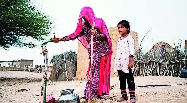 Tap water reaches Barmer village, over 700km away from Narmada