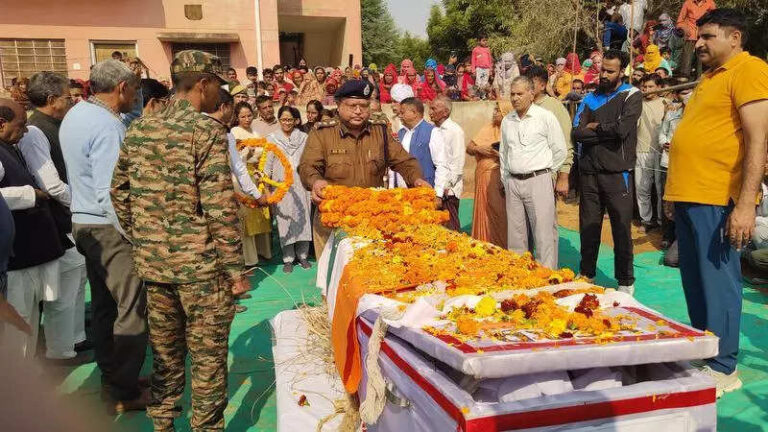 Army havildar cremated with full military honours