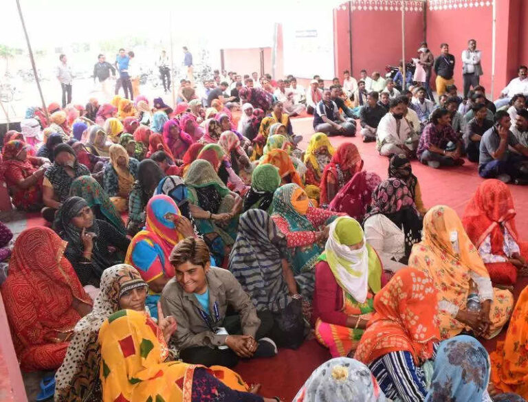 Valmiki community’s meeting today over sanitation workers