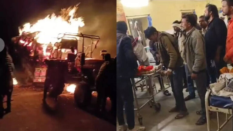 Mother-daughter duo killed, 2 injured as motorcycle collides with tractor in Rajasthan