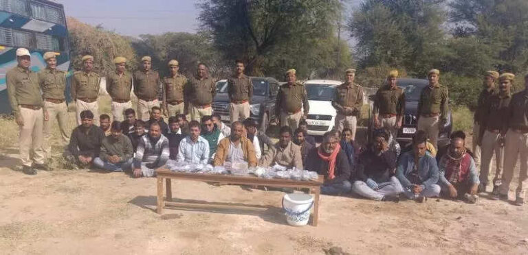29 arrested, nine luxury vehicles seized in Bhilwara gambling ring bust