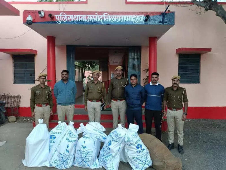 Factory raided in Pratapgarh churned out ecstasy drugs in massive quantity