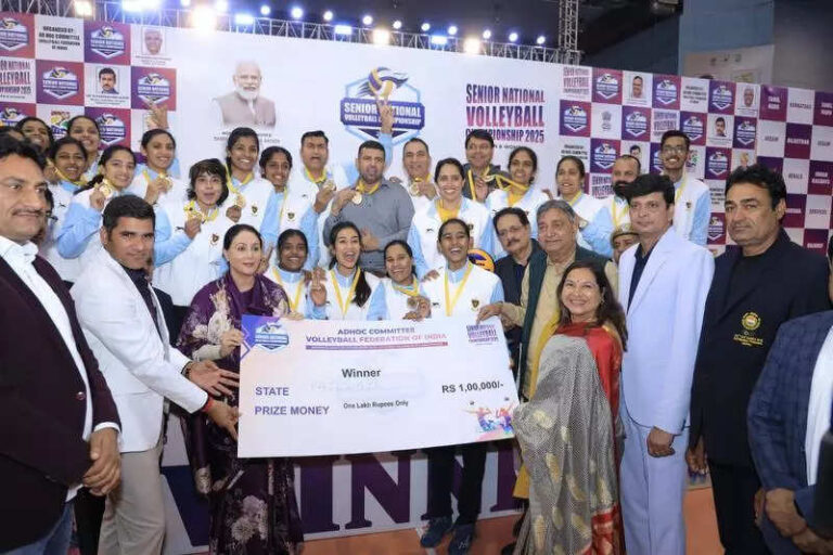 Kerala men, Railways eves emerge Senior National Volleyball champions