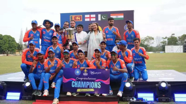 India triumph at PD Champions Trophy 2025 after defeating England by 79 runs in final