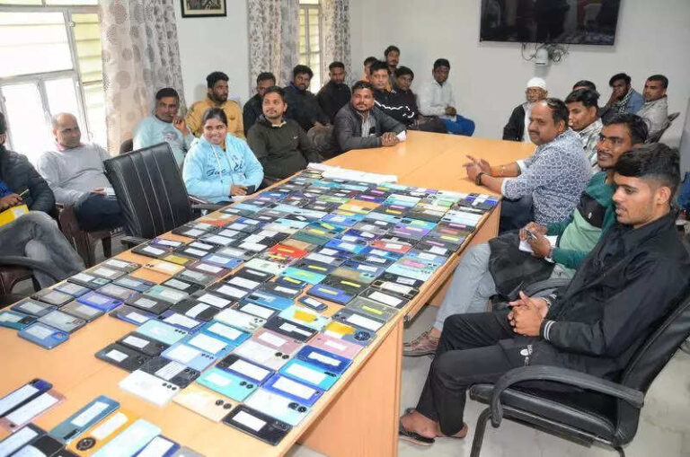 In Ajmer div, 842 stolen phones seized in Jan