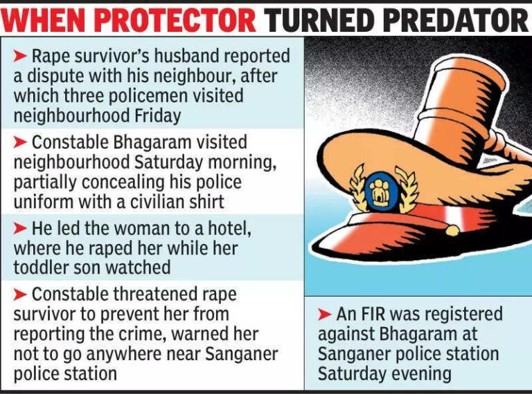 Taint on khaki: Constable had it all planned, says rape survivor’s husband