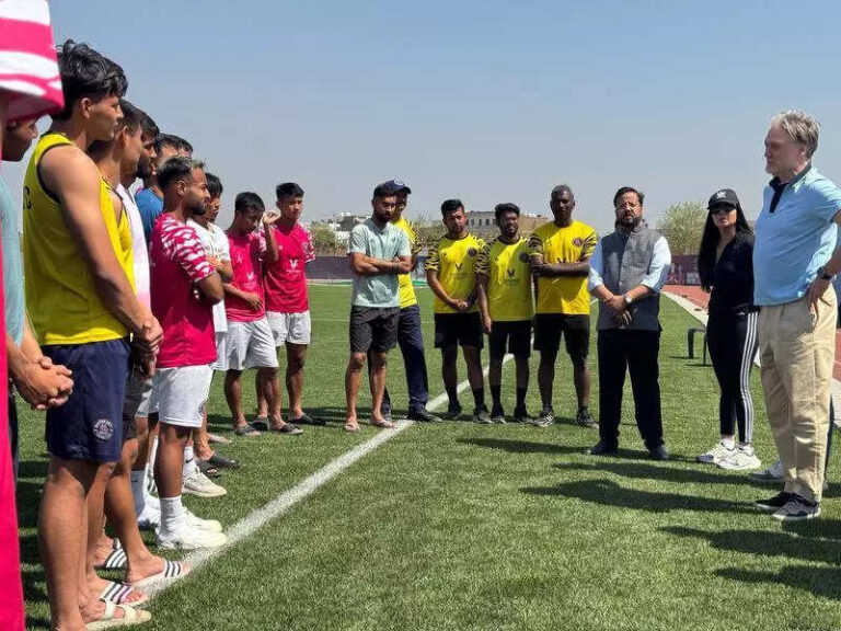 German delegation visits Rajasthan United Football Club training session, inspires players for upcoming I-League matches