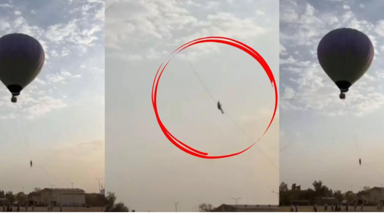 Hot air balloon specialist falls to death during trial at Rajasthan fair