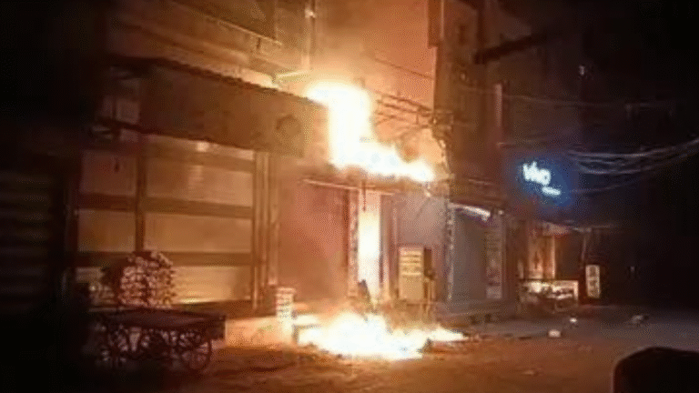 Shops torched, cops injured: Mosque announcement sparks communal tension in Rajasthan’s Jhalawar