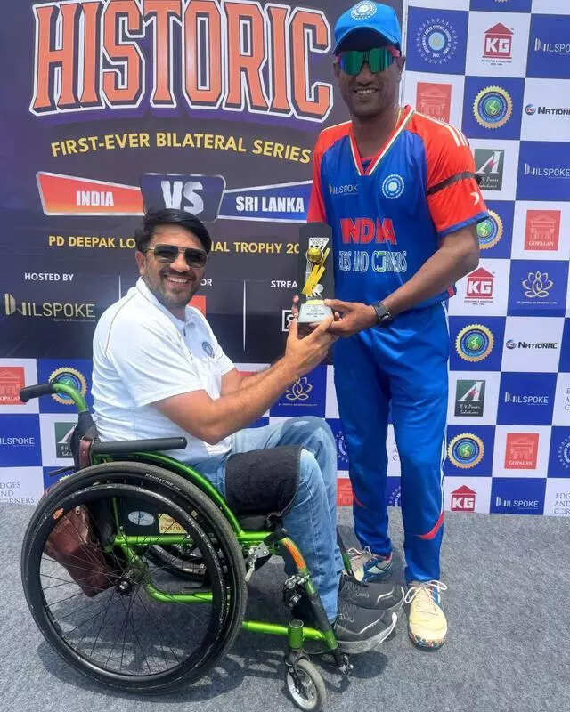 Ravindra Sante, Rajesh Kannur lead India to 66-run win over Sri Lanka in 2nd match of bilateral T20 Cricket Series (Physical Disability Standing)
