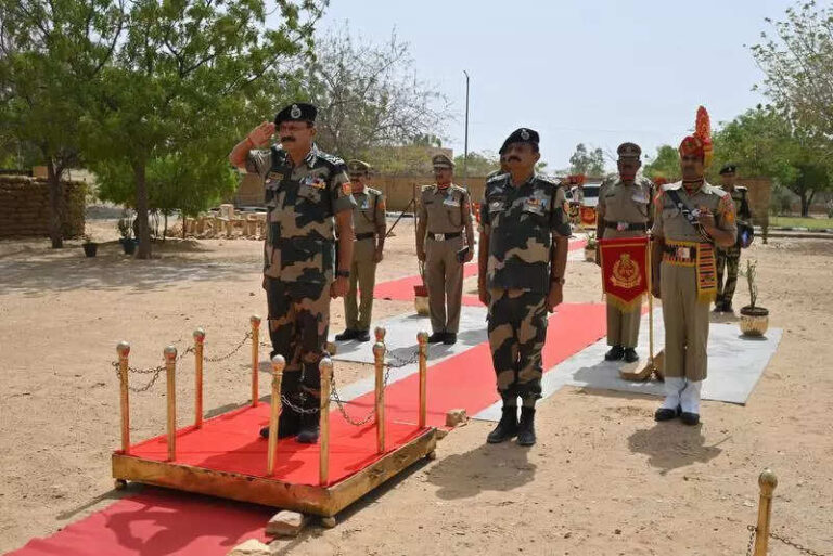 Rajasthan Frontier IG visits border posts