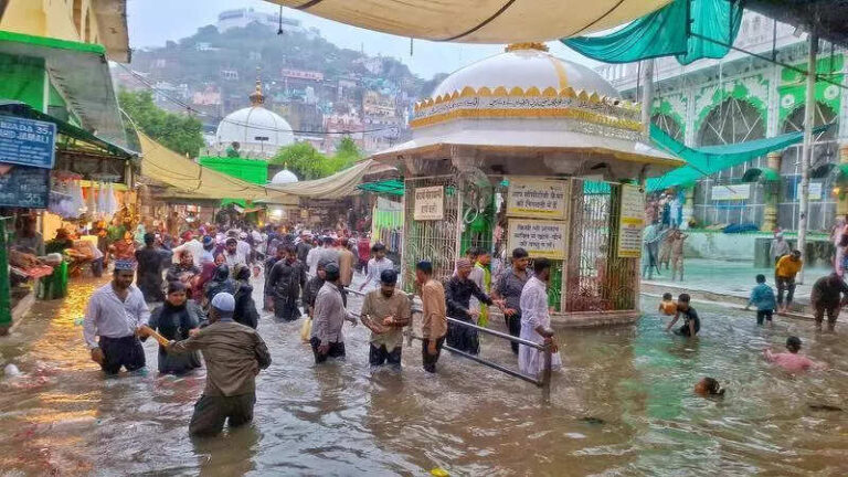 Part of Ajmer dargah ceiling collapses due to heavy rainfall
