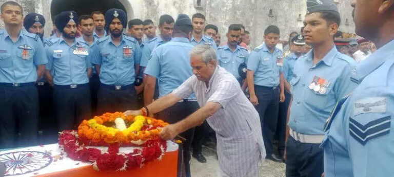 Flight Lt Deora laid to rest with military honours in Pali village