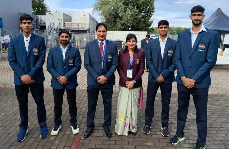 Four athletes and two officials of Manipal University Jaipur join Indian delegation to World University Games in Germany