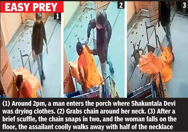 Man enters Sethi Colony house, robs elderly woman, walks away