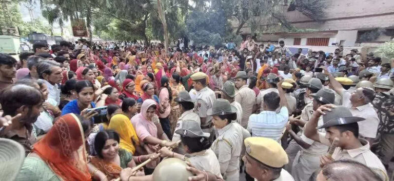 Saint supporters disrupt governor’s visit in Jalore, police resort to force