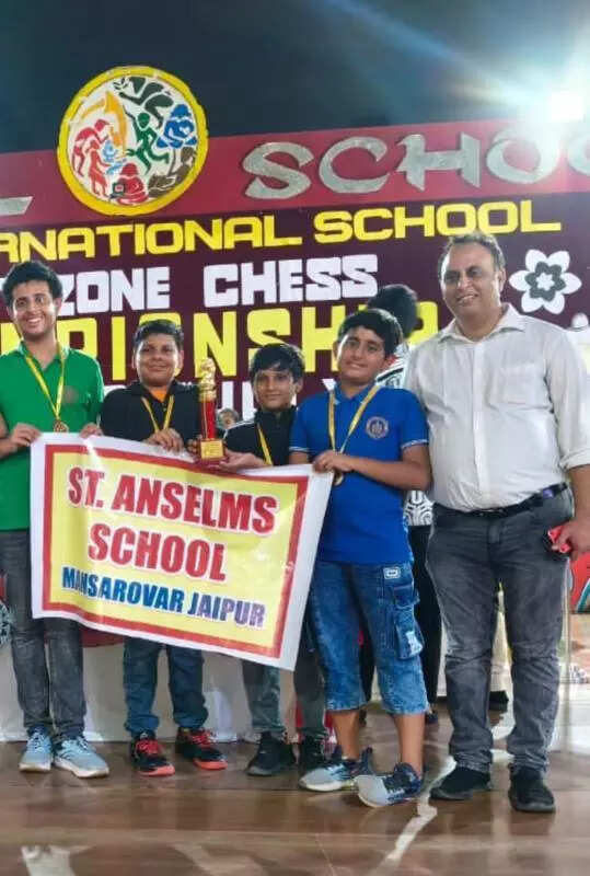 St. Anselm’s Senior Secondary School, Jaipur crowned champions of CBSE West Zone Under-17 Chess Championship